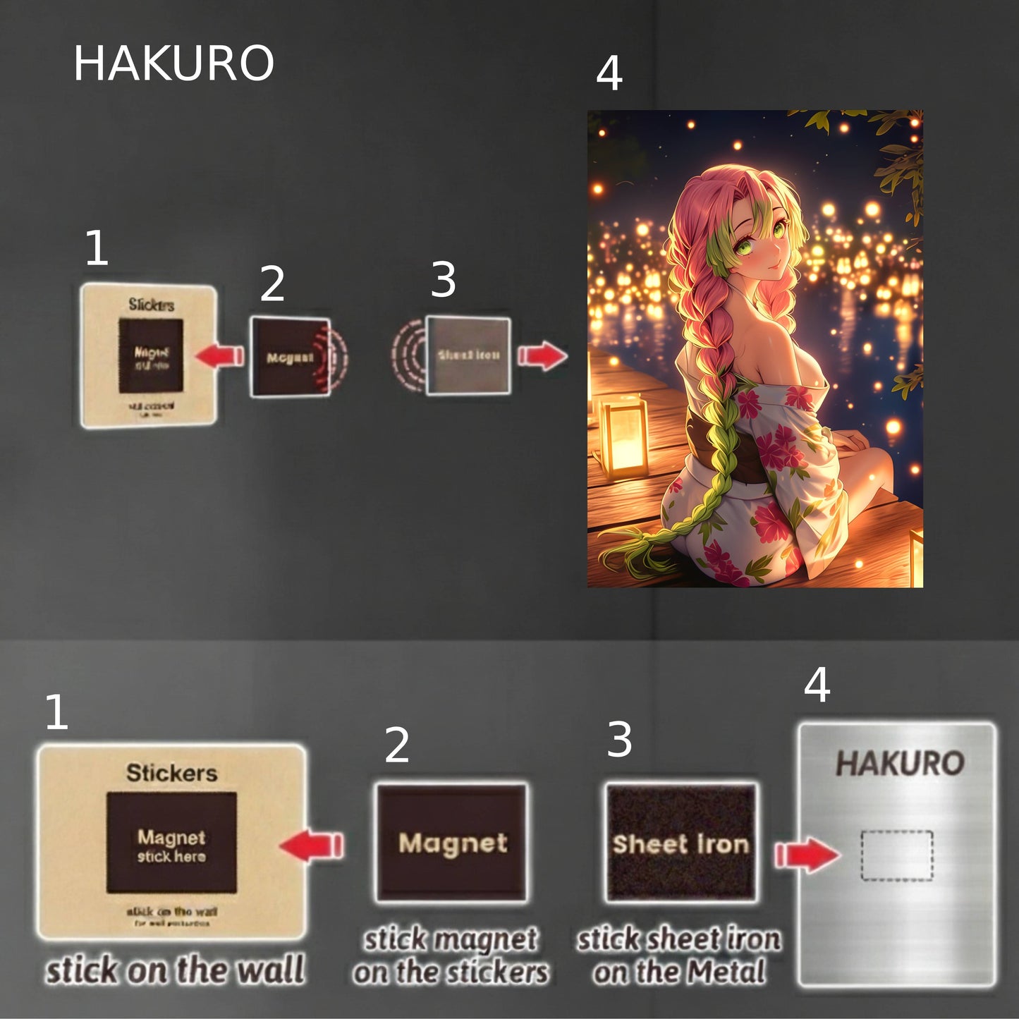 Mitsuri Kanroji : Lantern Lake Poster