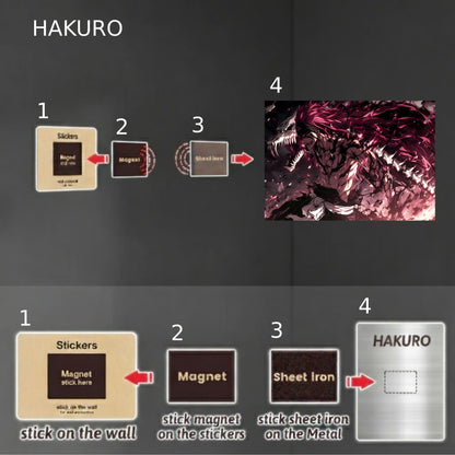 Abarai Renji Crimson Serpent Poster