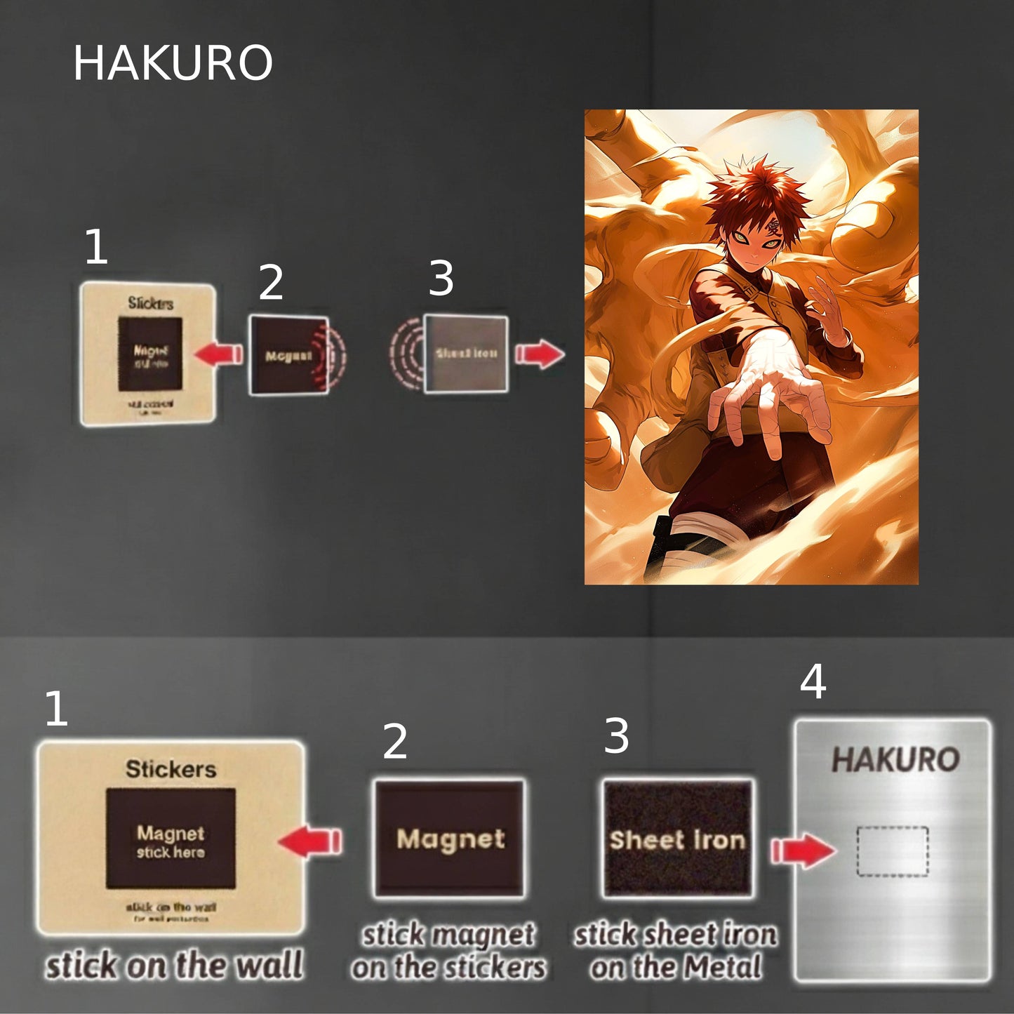 Gaara: Sand Surge Poster