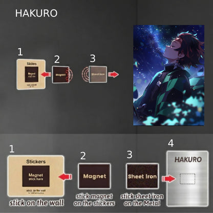 Tanjiro’s Serenity Under the Stars Poster