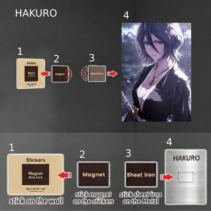 Kuchiki Rukia Rain Resolve Poster