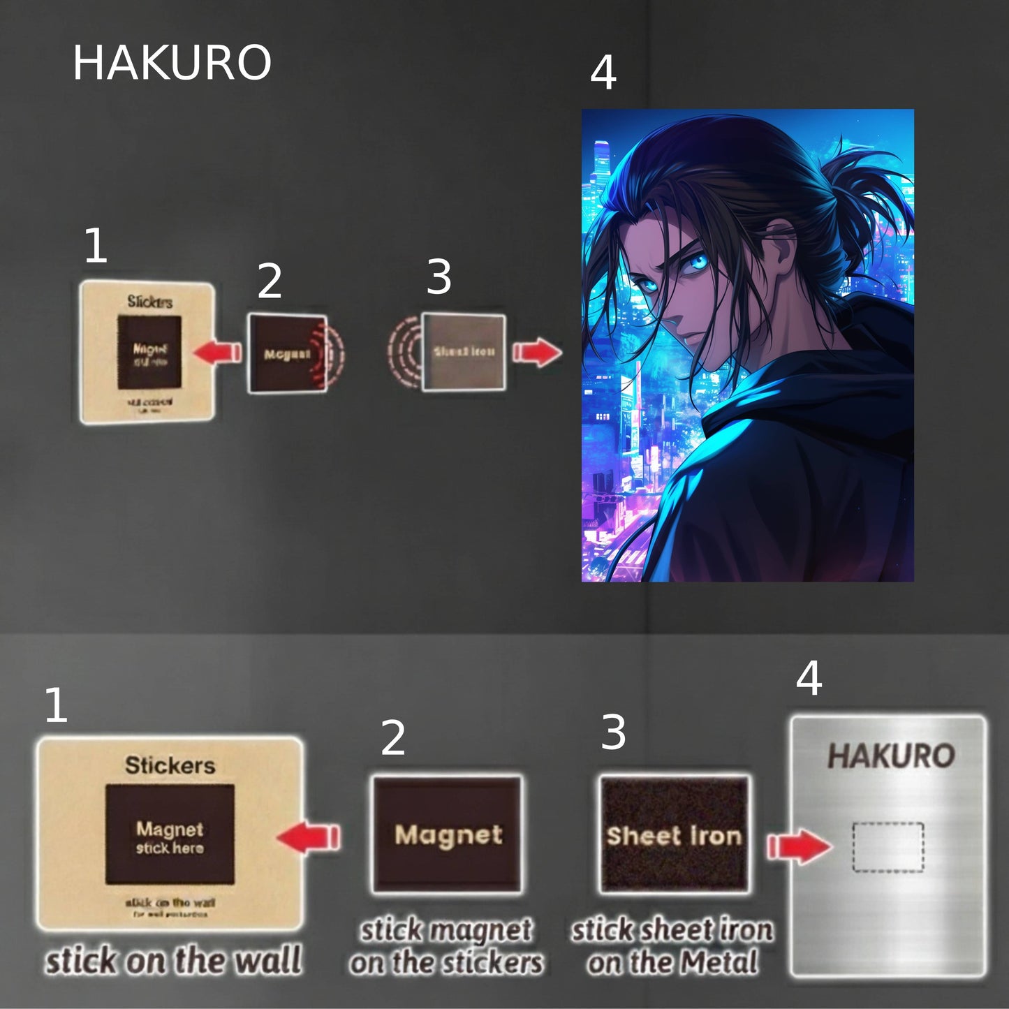 Eren Yeager: City Skyline Poster