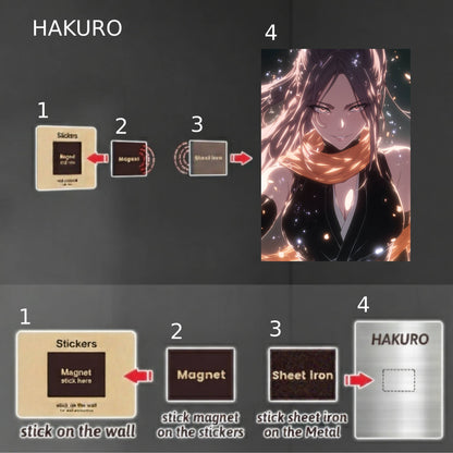 Shihouin Yoruichi Glowing Aura Poster