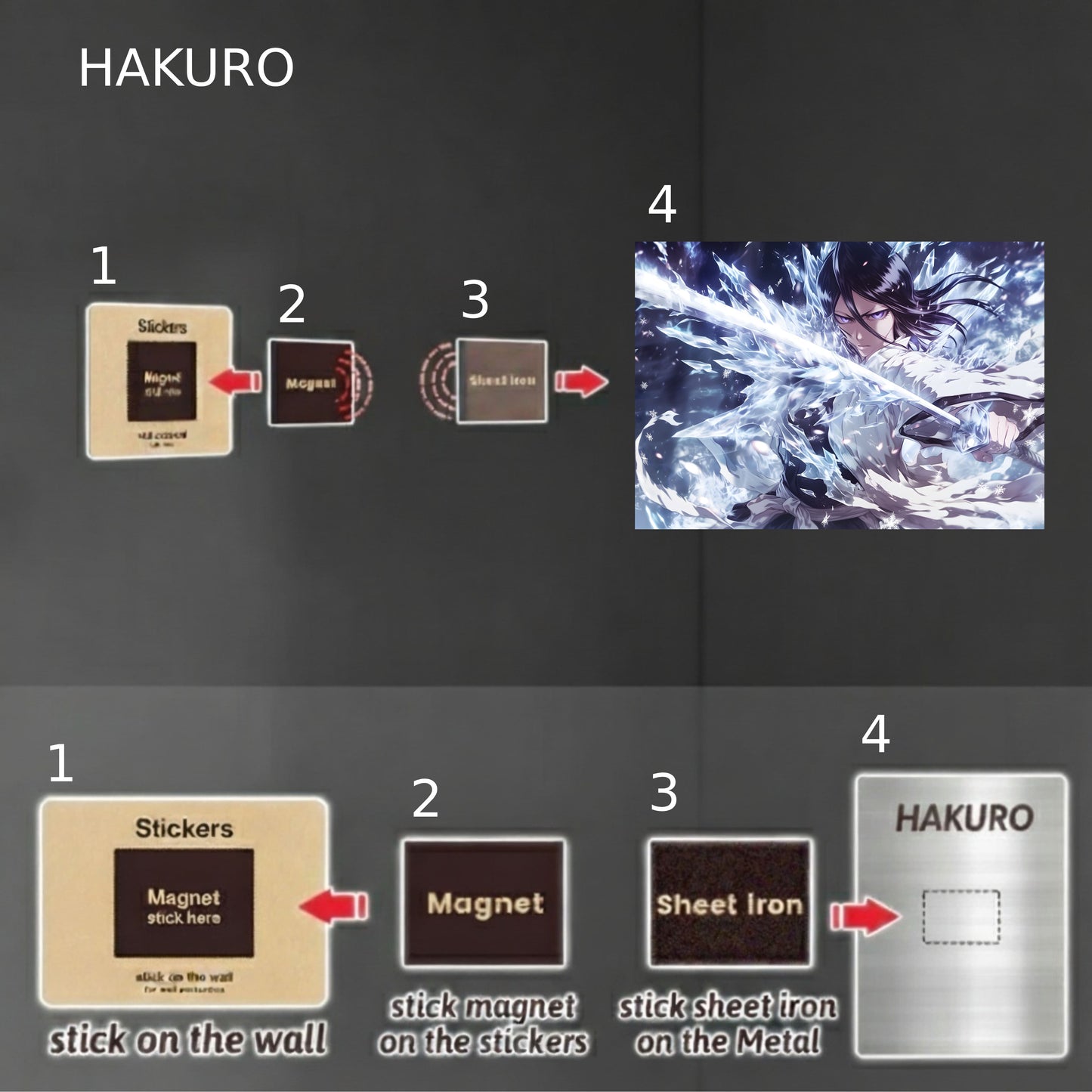 Kuchiki Rukia Ice Blade Poster