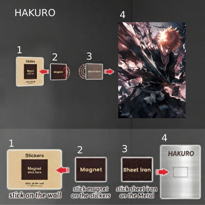 Kurosaki Ichigo Dark Resolve Poster