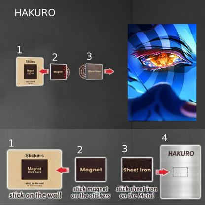 Akaza: Tanjiro’s Reflection Poster