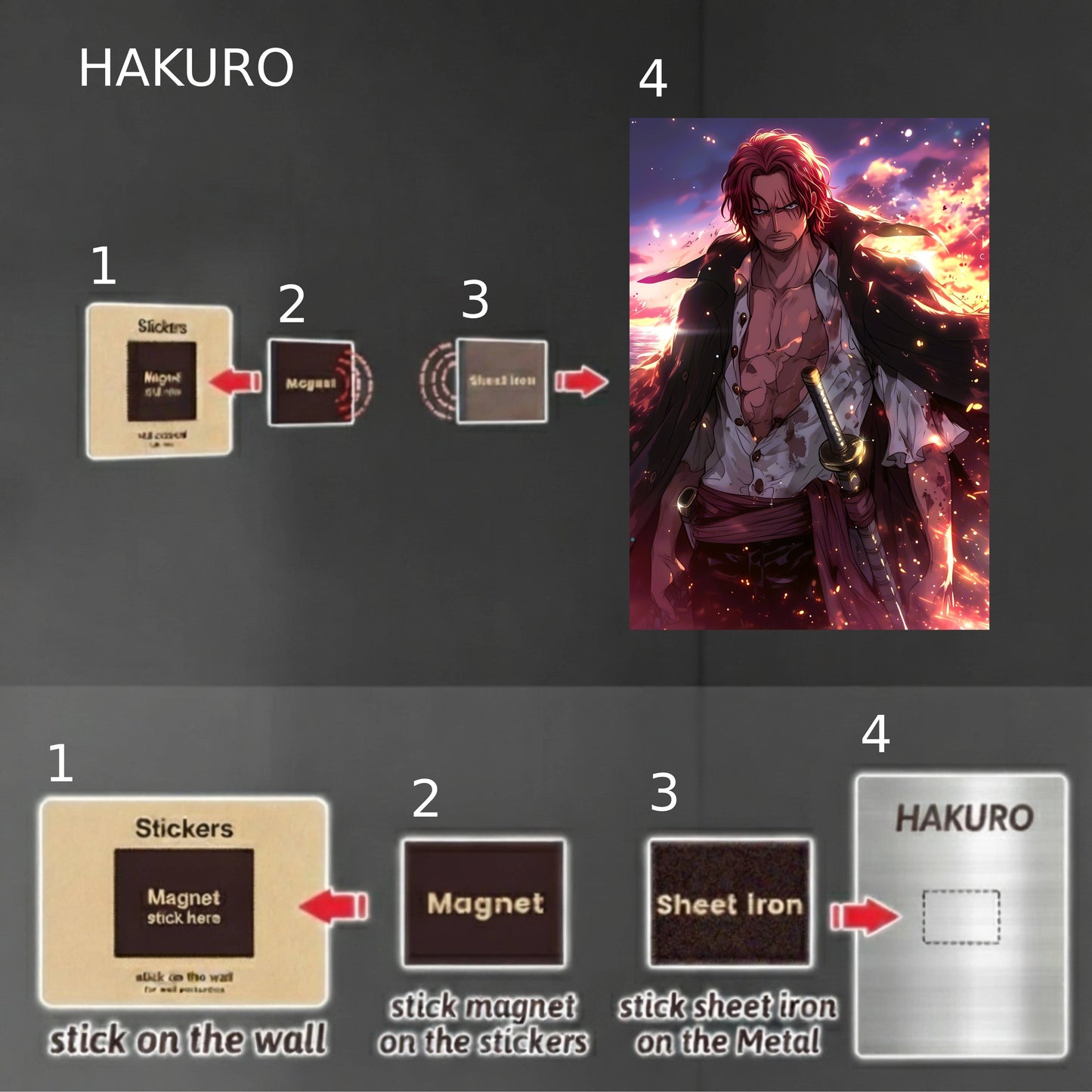 Red-Haired Shanks Poster