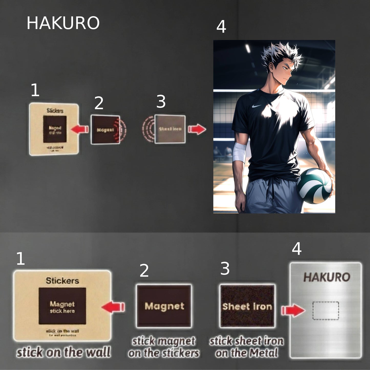 Bokuto: Deep In Thought Poster