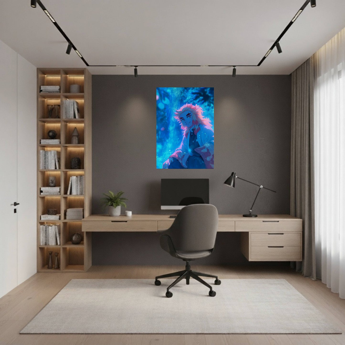 Rengoku’s Tranquil Flame Poster