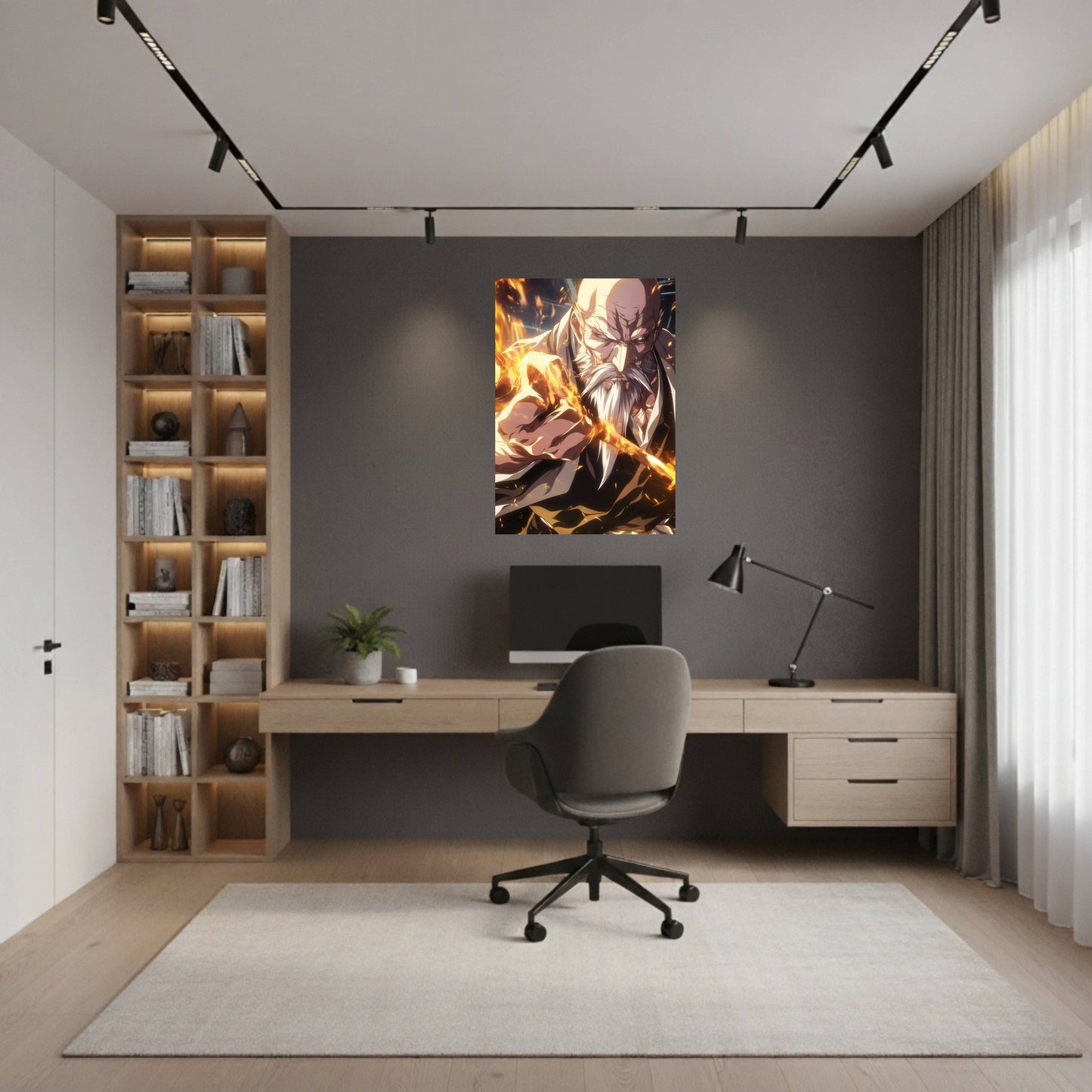 Yamamoto Genryusai Bankai Poster