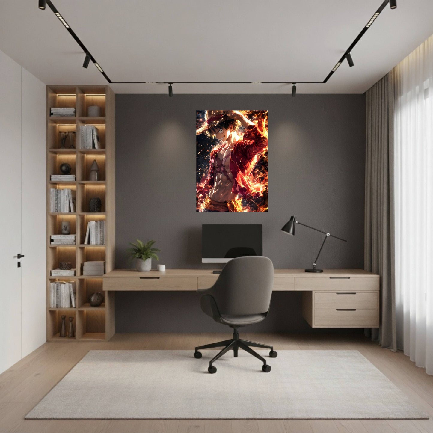 Luffy: Flame of the Pirate King Poster