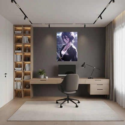 Kuchiki Rukia Rain Resolve Poster