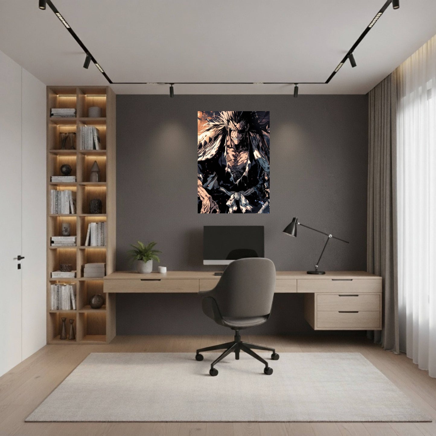 Zaraki Kenpachi Battle Worn Poster