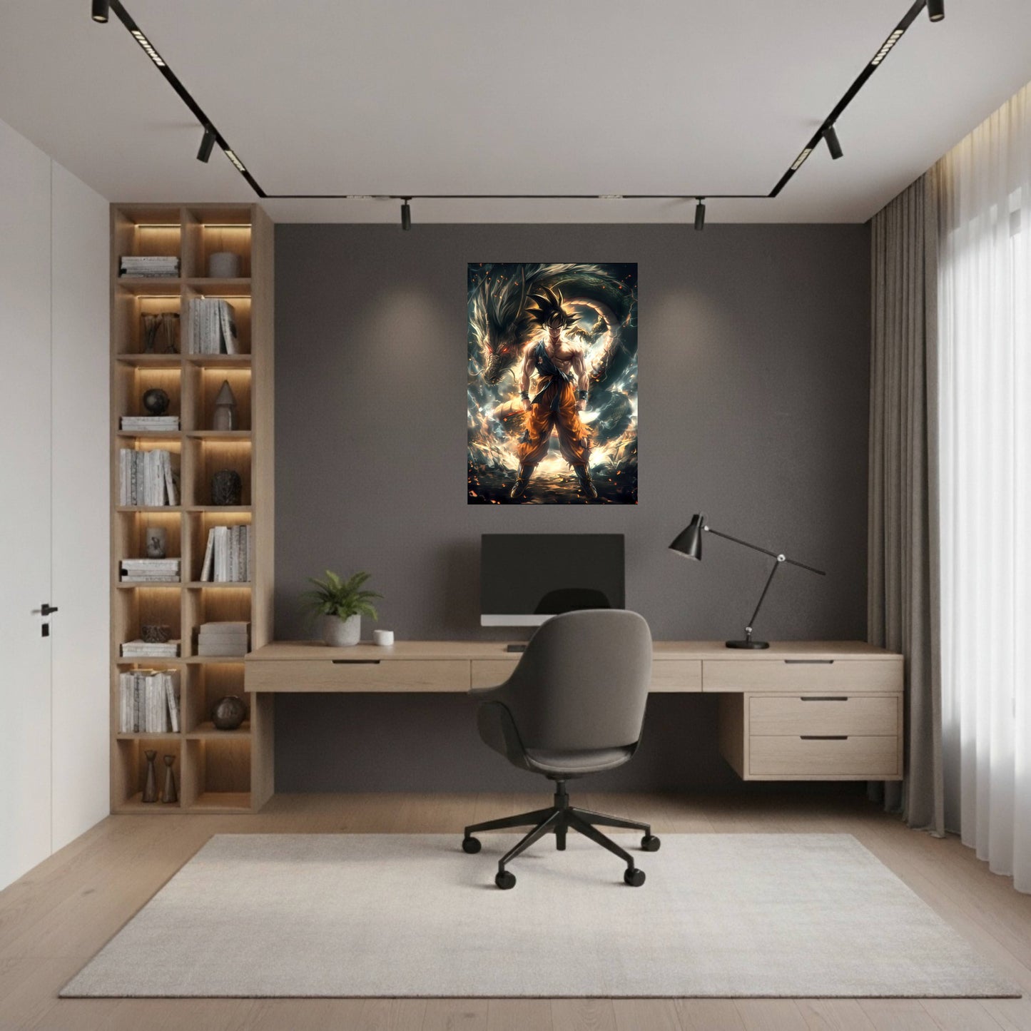 Goku and Shenron Poster