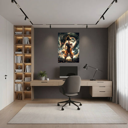 Goku and Shenron Poster