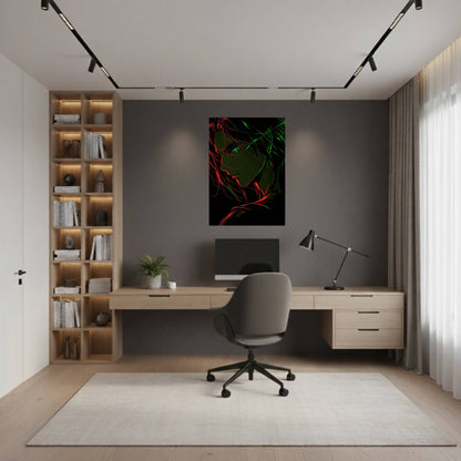 Eren Yeager: Neon Poster