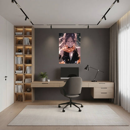 Shihouin Yoruichi Glowing Aura Poster