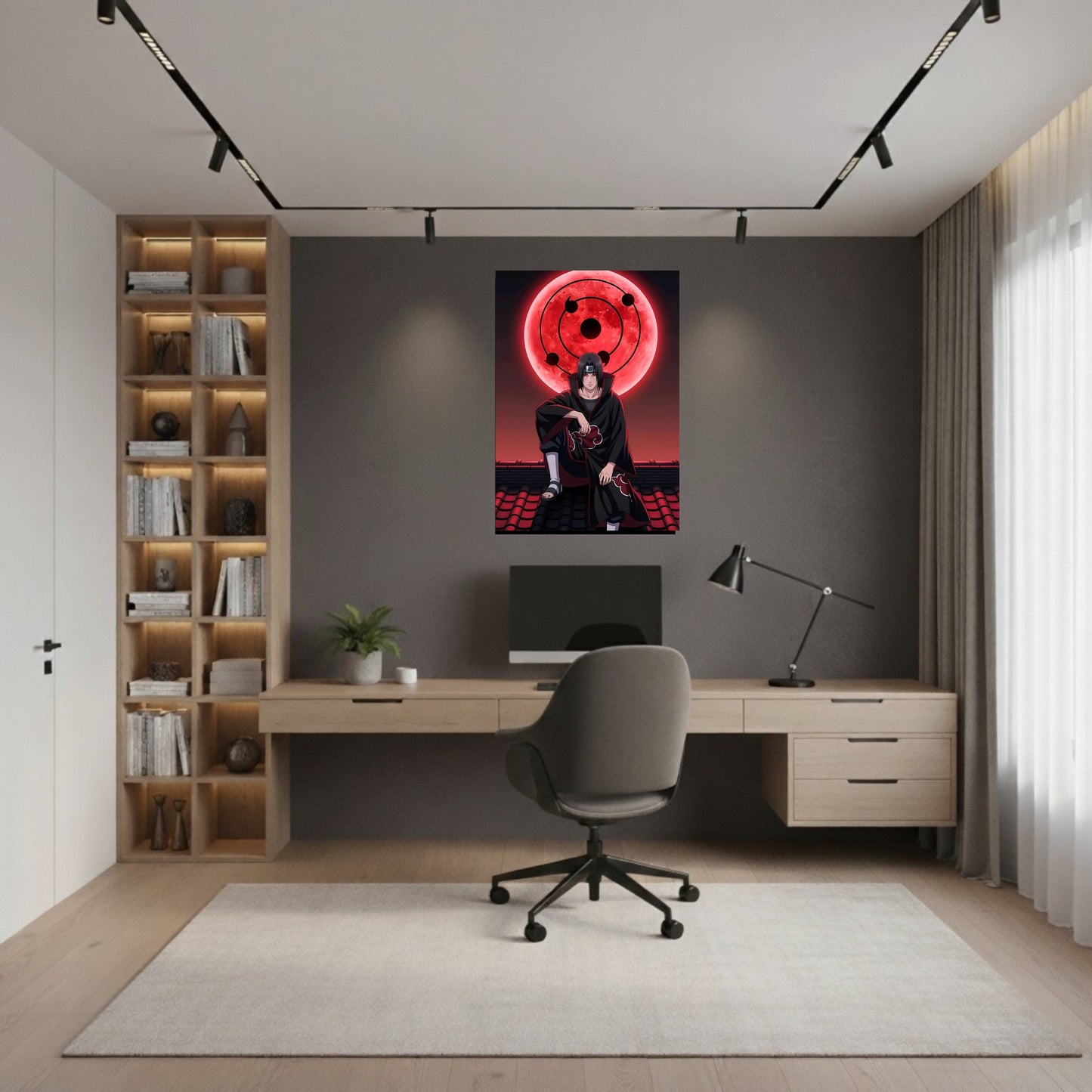Itachi Uchiha: Crimson Moon Poster