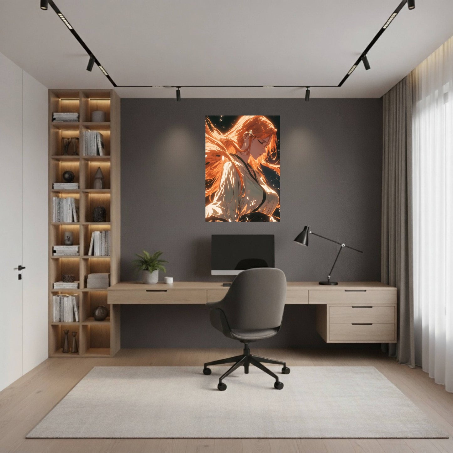 Inoue Orihime Golden Serenity Poster