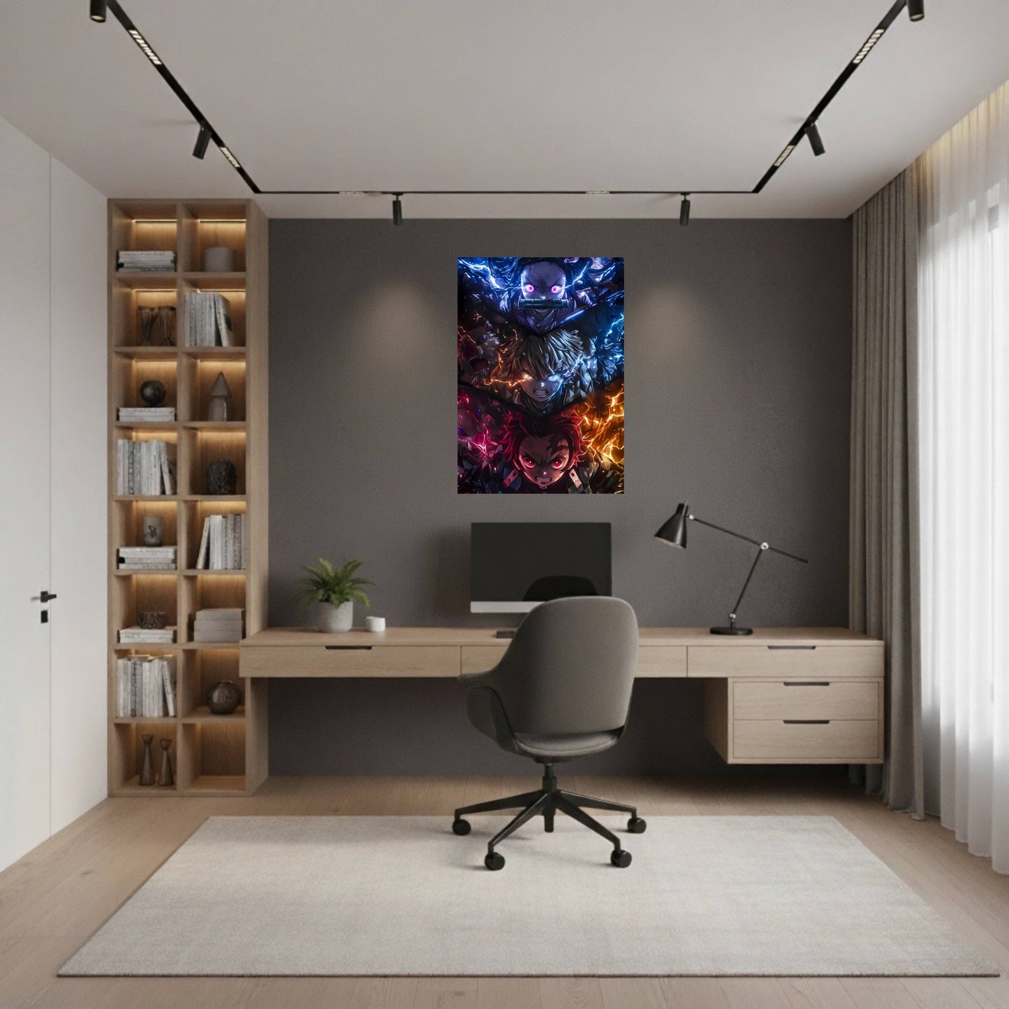 Thunder, Flame, and Blood Poster