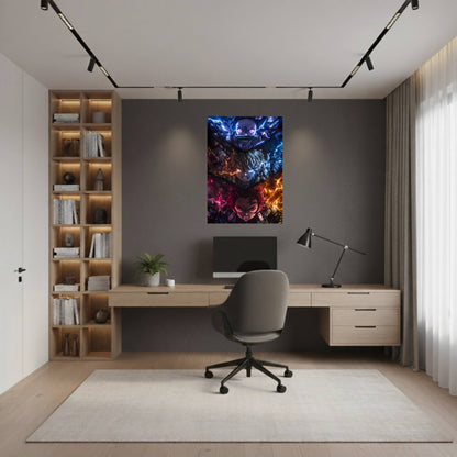 Thunder, Flame, and Blood Poster