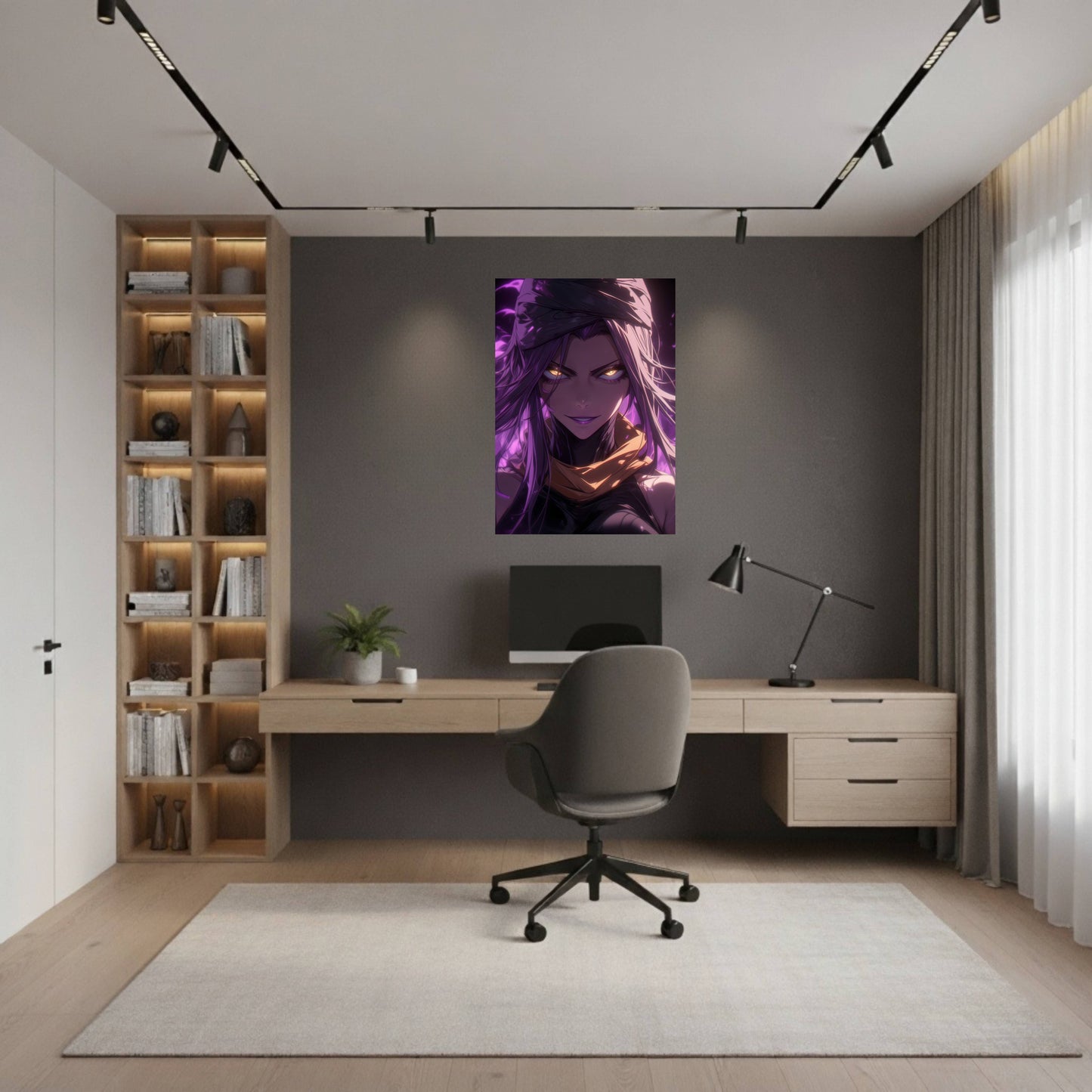 Shihouin Yoruichi Golden Eyes Poster