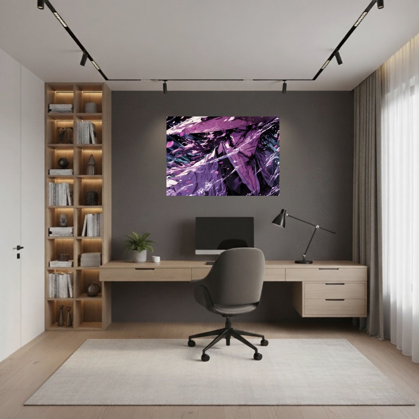 Kyōraku Shunsui Petals of Battle Poster