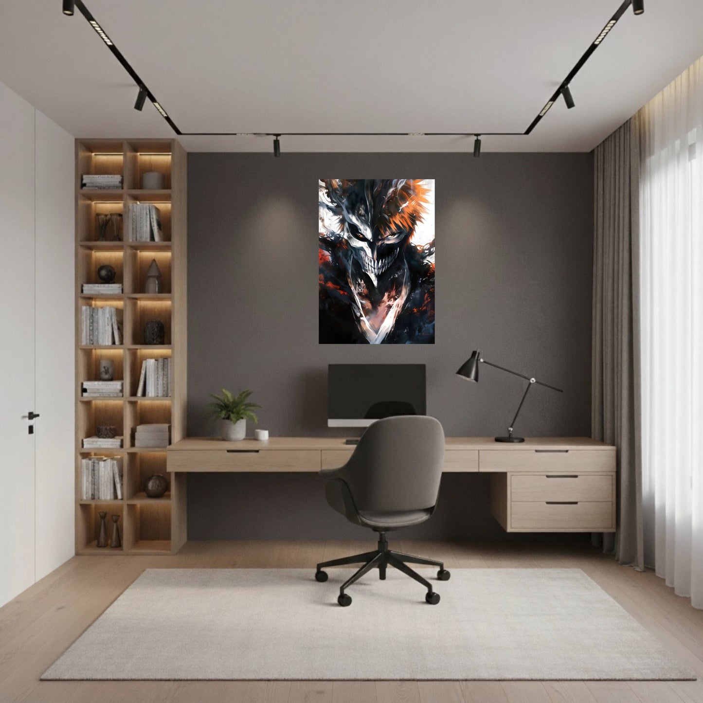 Kurosaki Ichigo Hollow Mask Form Poster