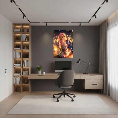 Mitsuri Kanroji : Lantern Lake Poster