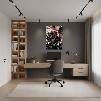 Kurosaki Ichigo Awakened Bankai Comic Art Styled Poster