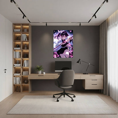 Kanao Tsuyuri – Moonlit Blossom Blade Poster