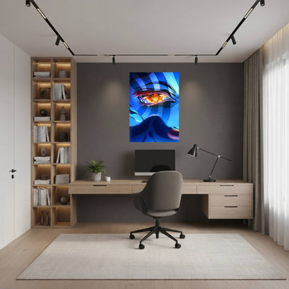 Akaza: Tanjiro’s Reflection Poster