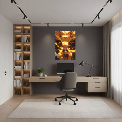 Naruto Uzumaki : Nine-Tails Chakra Mode Poster