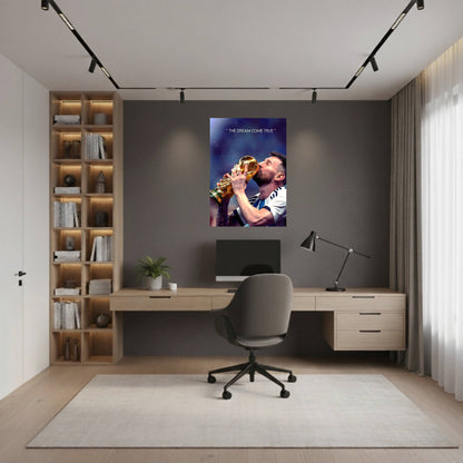 Lionel Messi World Cup Poster