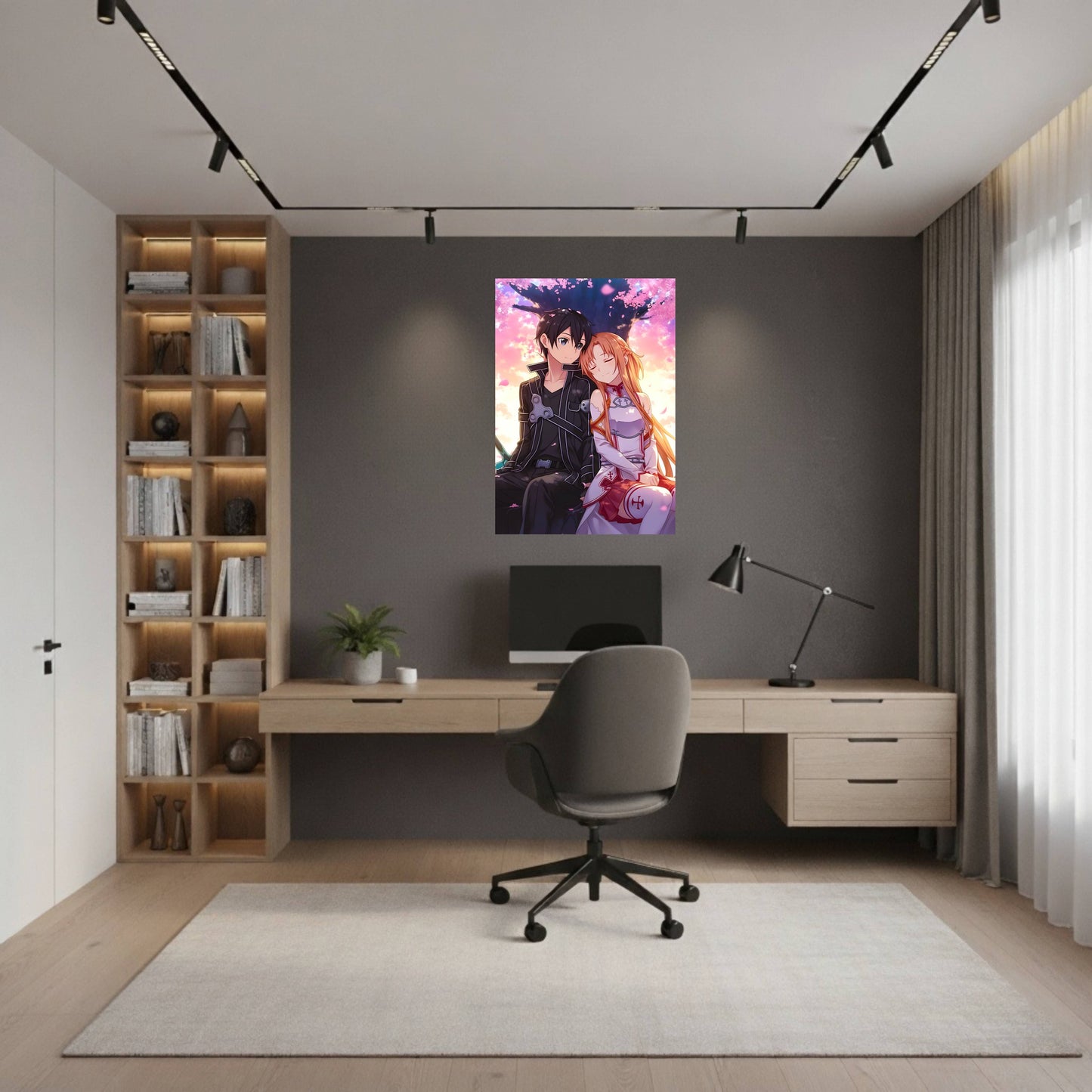 Kirito & Asuna: Sakura Serenity Poster